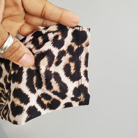 Worthington Women's Cheetah Print Mock Turtleneck Top Size XL - Picture 5 of 7